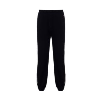 Women's Elastic Cuff Pants - Black