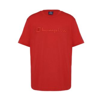 Men's Crewneck T-Shirt - Dark Red