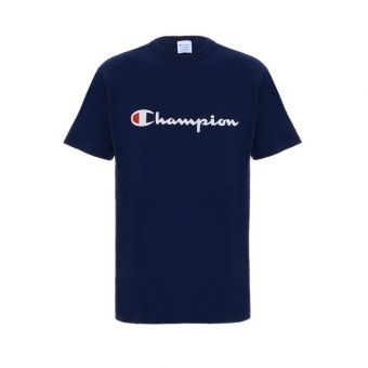CHAMPION MEN'S JP Champion Basic Tee - Navy