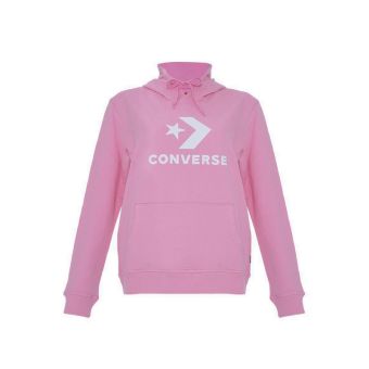 Converse Standard Fit Center Front Large Logo Star Chev Women's Hoodie Ft - Oops! Pink