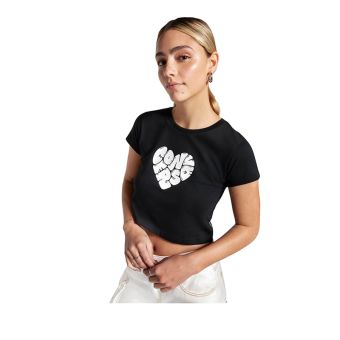 Converse Heart Women's T-Shirt - Converse Black