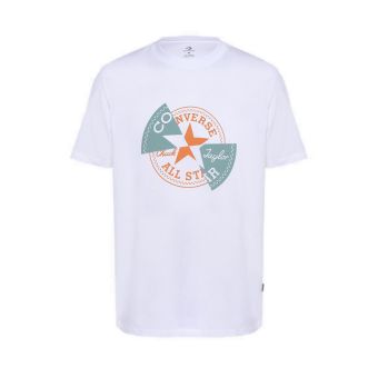 Distorted Patch Men's T-Shirt - White