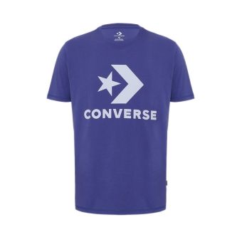 Converse Standard Fit Center Front Large Logo Star Chev Men's Tee - Uncharted Waters