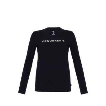 Converse Women's T Shirt - CONX3WT1105B - Black