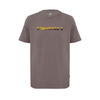 Converse Men's T-Shirt - CONX4MT201BR - Brown