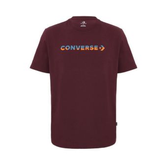 Converse Men's T-Shirt - CONX4MT201MR - Maroon