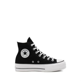 CONVERSE WOMEN'S CHUCK TAYLOR ALL STAR PLATFORM CANVAS SNEAKERS - BLACK/WHITE/WHITE