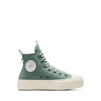 Converse CTAS Lift Platform Play On Utility Women's Sneakers - Herby/Egret/Admiral Elm