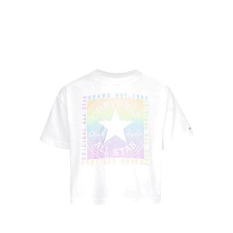 Converse Girls S/S Chuck Patch Tee - White