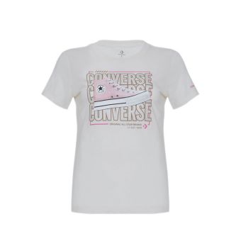 Converse Kids Chuck Girl's T-Shirt - IVORY