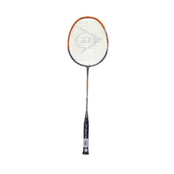 Dunlop Badminton Racket Nitro Star F100 Strung - Grey/Orange