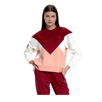 Ellesse Women Crop Sweatshirt - Rhubarb