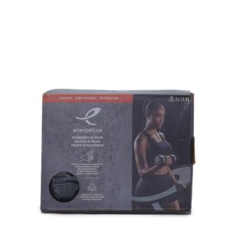 Energetics Neoprene Dumb. Pairs Unisex 1,5Kg Dumbbell - Black/Yellow