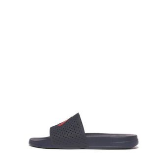 Fitflop Iqushion Mens Arrow Pool Slides- Midnight Navy