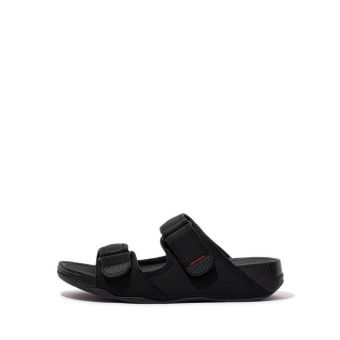 Fitflop Gogh Moc Slides Ea6-090 Men Sandals - Black