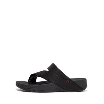 Fitflop Sling Toe-Post  Ds7-090 Men Sandals - All Black