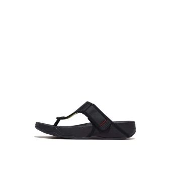 Fitflop Trakk Ii Men's Water-Resistant Toe-Post Sandals GT1-001- Black