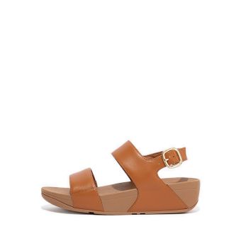 Fitflop Lulu Leather Back-Strap Sandals- Light Tan