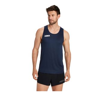 Hoka Men's Glide Singlet - Outer Space