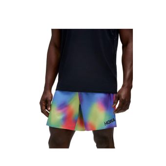 Hoka Men's 7" Short - Black/Multi