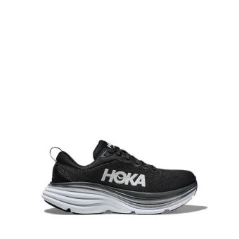 Hoka Bondi 8 Men's Running Shoes - Black/White