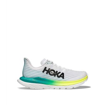 Hoka Mach 5 Women's Running Shoes - White/Blue Glass