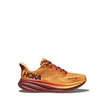 Hoka Clifton 9 Women's Running Shoes - Amber Haze/Sherbet
