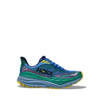 Hoka Stinson 7 Women's Running Shoes - Virtual Blue/Tech Green