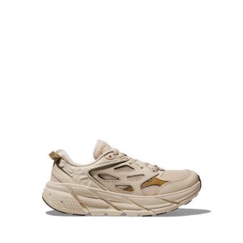 Clifton L Athletics Unisex Running Shoes - Vanilla/Wheat