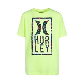 Hurley Kids Optical Stack Boys Tee - Yellow