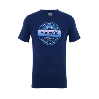 Hurley Kids Label Boys Tee -  Navy