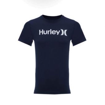 Hurley Boy's Dri-Fit One & Only Tops - Navy