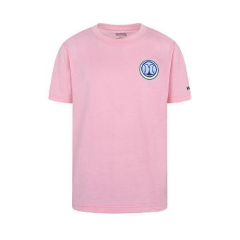 Hurley Kids Griffin Boy's T-Shirt - CANDY PINK