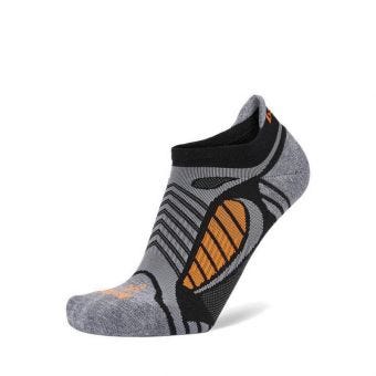 Balega Ultra Light No Show Black / Grey Heather  - Medium
