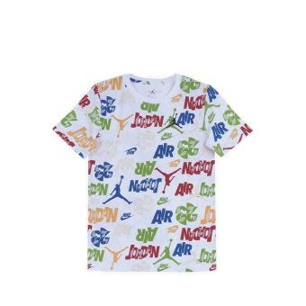 Jordan Kids MESSY Boy's T-Shirt -WHITE