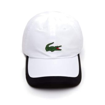 LACOSTE GOLF CAPS AND HATS UNISEX - WHITE/BLACK