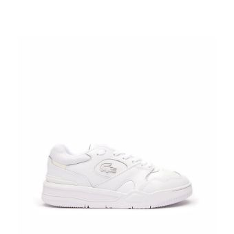 Lacoste Women’s Lineshot Signature Heel Leather Trainers - White