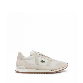 Lacoste Men's Partner Retro Leather Trainers - Offwhite