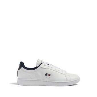 Lacoste Men's Carnaby Pro Leather Tricolour Trainers- White