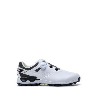 MIZUNO GOLF WAVE HAZARD WG BOA SHOES MEN'S - WHITE - BLACK