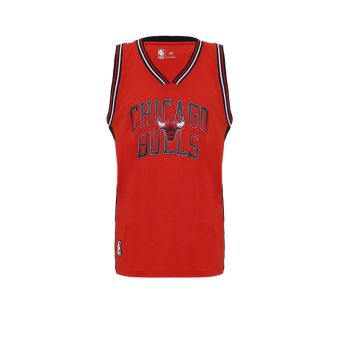 NBA Bulls Men's Muscle Tee - Red