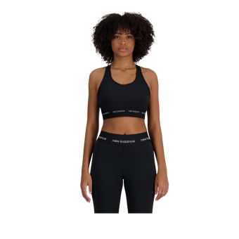 New Balance Medium Impact Sleek Pace Women's Bra - Black