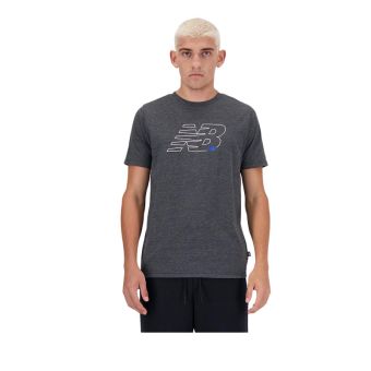 Heathertech Graphic Men's T-Shirt - Grey