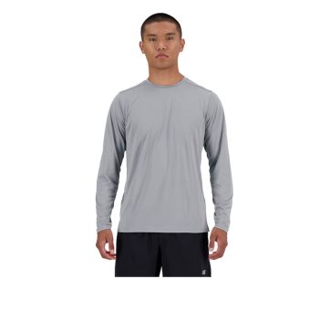 New Balance Run Men's Long Sleeve T-Shirt - Beige