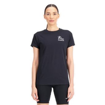 New Balance Accelerate Pacer Graphic Women's T-shirt - Black