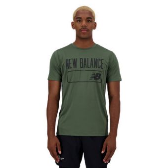 New Balance Tenacity Graphic Men's T-shirt - Green