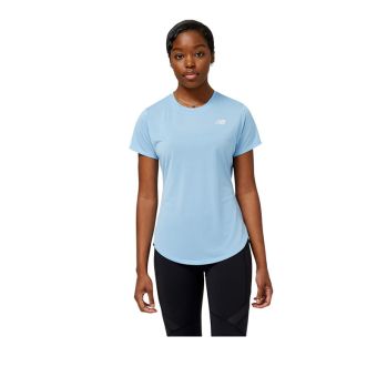 New Balance Accelerate Women's T-Shirt- Blue Haze