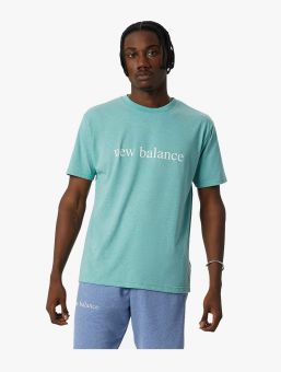 New Balance NB Essentials Pure Balance Tee Men's T-shirt - Ocean Haze Heather (460)