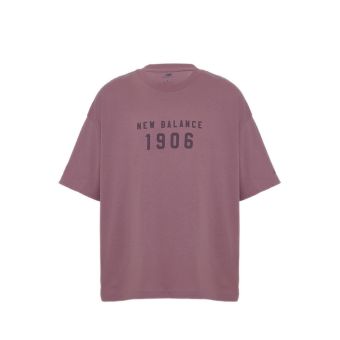 Iconic Collegiate Jersey Oversized Women's T-Shirt - Pink