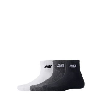 NB Everyday Ankle 3 Pack Unisex Socks - White